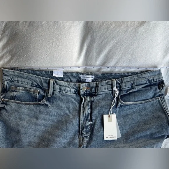 GOOD AMERICAN wide skate loose jeans - Picture 7 of 8